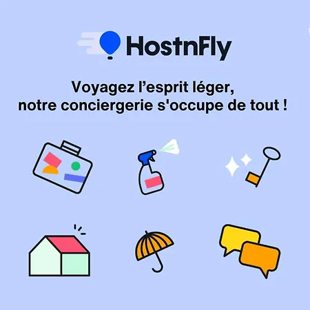 160m Bright Flat In Appartement Nîmes