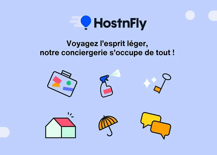 160m Bright Flat In Apartment Nîmes